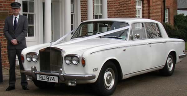 The Rolls Royce Silver Shadow is the quintessential wedding car transport